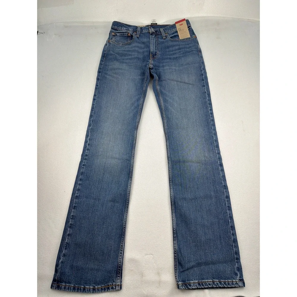 Levis 527 Mens Slim Bootcut Jeans 31x34 Medium Wash Blue Eco Ease 05527-0685 NEW